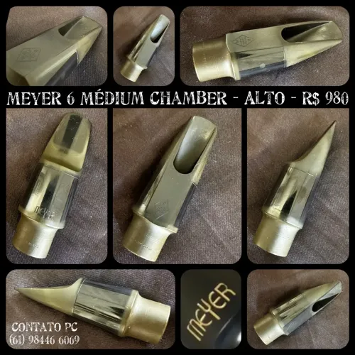 BOQUILHA MEYER 5M PARA SAX ALTO - ?Medium Chamber?