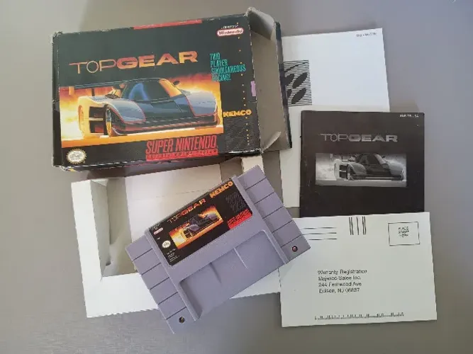 Top Gear Snes Cib - Original