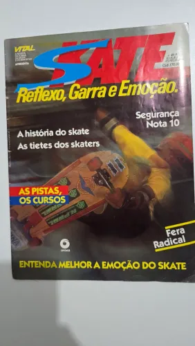 Revista SKATE, reflexo, garra e emoção- anos 80 rara