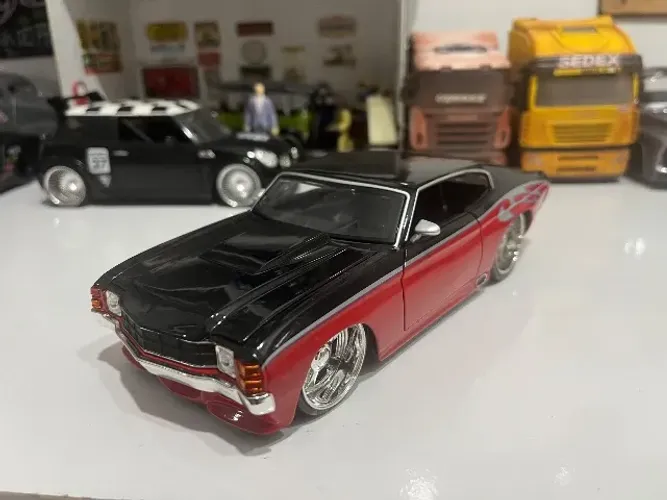 Miniatura chevelle SS flames