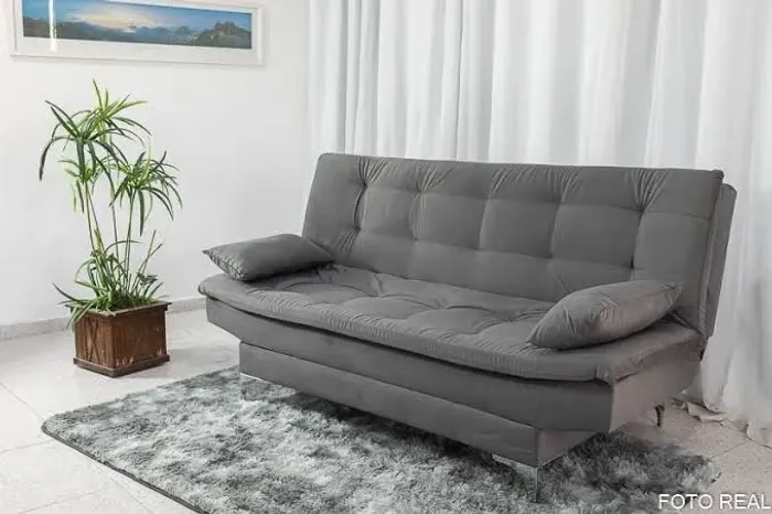 Sofá Cama Confortável e Moderno Ágatha 002 - FRETE GRATIS - ENTREGA HOJEEE !! 