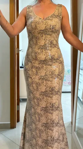 Vestido longo de festa