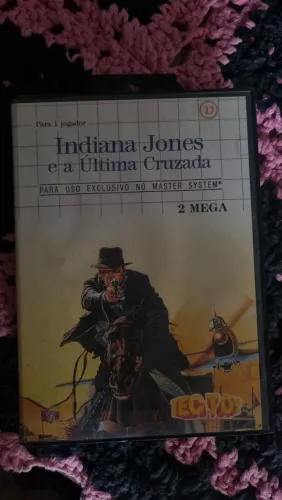 Jogo Master System Indiana Jones e a última cruzada caixa 