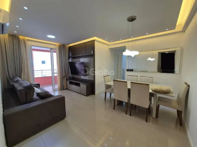 Apartamento de 73m² com 2 quartos sendo 1 suíte em Barreiros