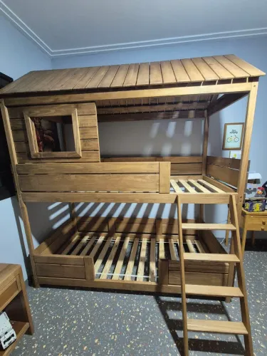 Beliche wood home de madeira estilo casinha tokstok