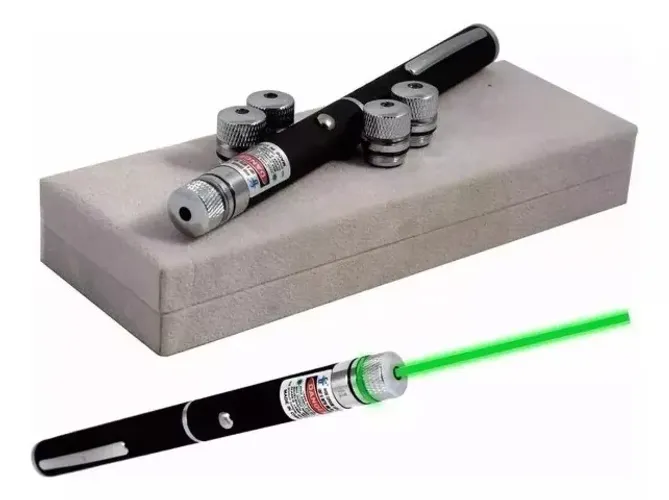 Caneta Laser Pointer Verde - 5000mw Lt-404 - Nova - Loja Coimbra Computadores