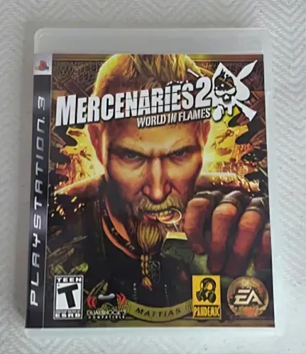 Jogo ps3 mercenaries 2 world in flame - playstation 3