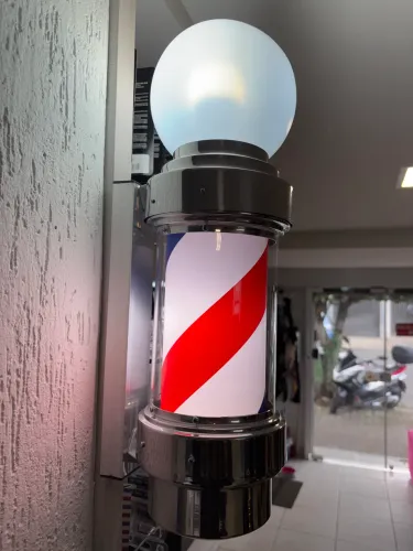 Barber Pole 50c para Barbearia