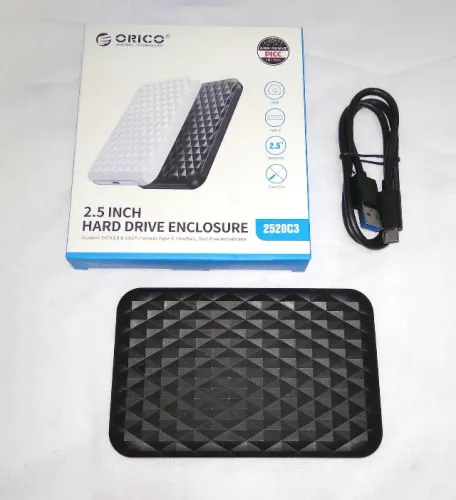 Case para HD SSD SATA Externo USB C 3.0 ORICO 2520C3