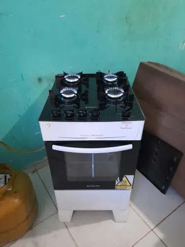 Fogão Atlas Mônaco Top Glass 4 bocas atomatico 