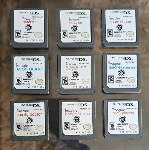 Jogos Nintendo DS - Imagine - Lote com Nove Títulos