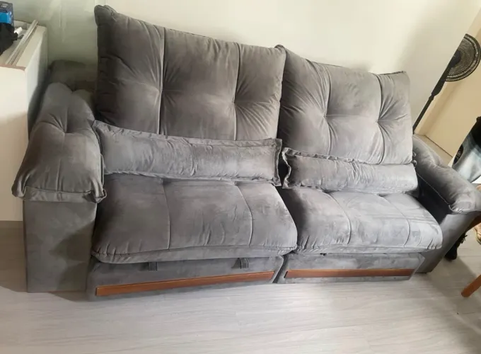 Sofá Retrátil Super Pillow Molas Ensacadas NOVO DIRETO DA FABRICA