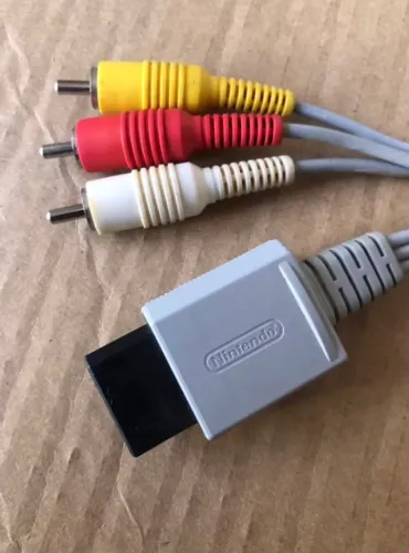 Cabo Audio Video AV Nintendo Wii Original