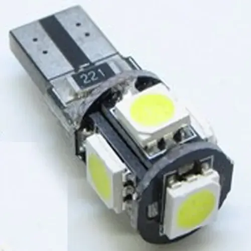 lampada t10 pingo 5 led 5050 farol pisca pisca teto super branco valor unitario     1019