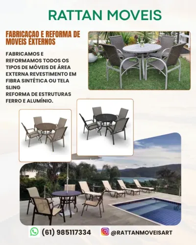 Reforma meveis de área externa 