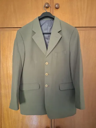 Terno blazer masculino verde tamanho 54 sem calça
