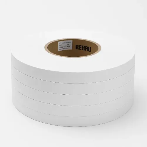 Fita de Borda Alparts PVC Branco liso lacca 22mm x 1mm - Rolo 150m