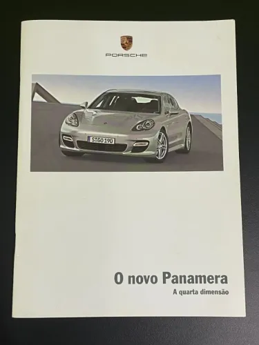 Livreto / Panfleto de Lançamento - Porsche Panamera