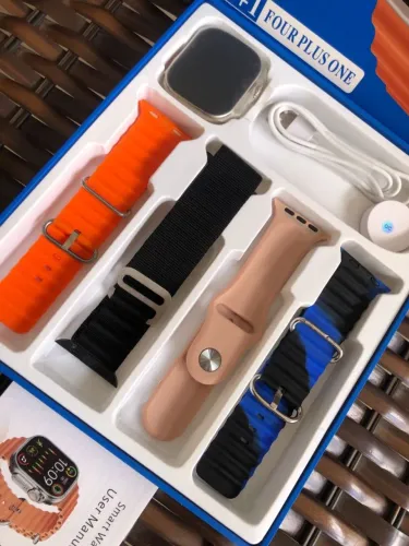 Smartwatch K9 Ultra Pro Max (Várias Funções) 4 pulseiras Novo (Garantia)