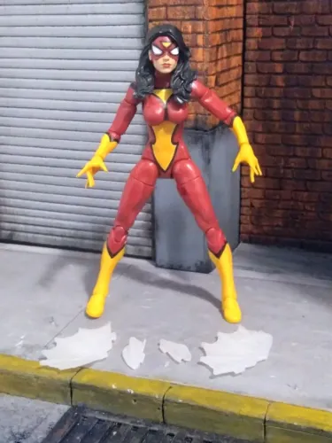 Marvel Legends Mulher-Aranha Spider-Woman 15cm Completa