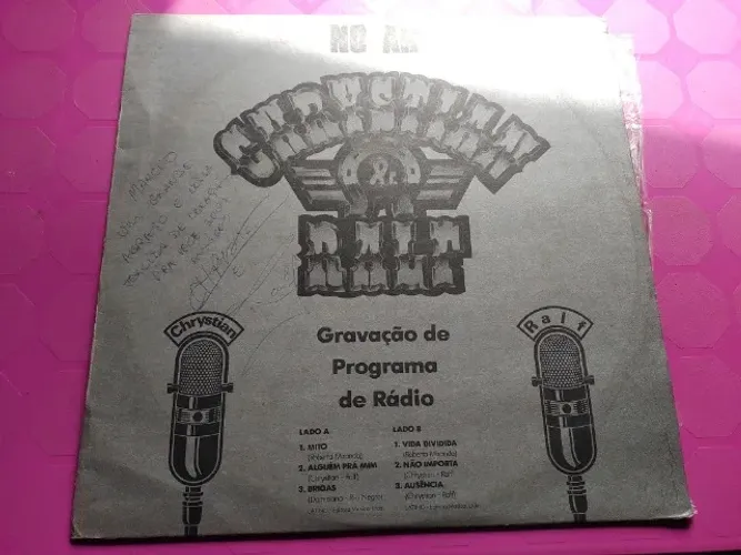 Chrystian e Ralf Lp Vinil Promo Programa de Rádio Autografado 1987