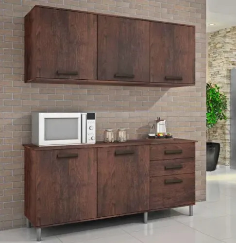 Armario Cozinha Balcão e Aéreo 1.70M. Produto Novo Direto de Fábrica P/Sua Casa.