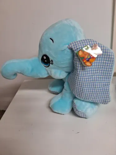 Pelúcia Elefante Azul Fizzy