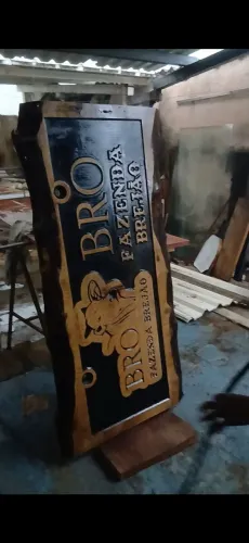 Placa de fazenda