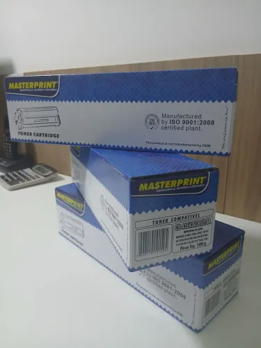 Kit com 3 Toner Compatível com impressora HP