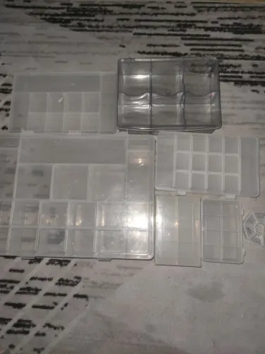 Lote de caixas organizadoras