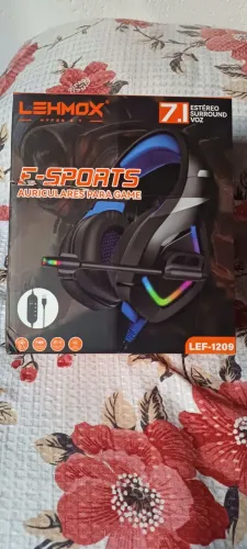 Fone de ouvido Headset Gamer LEHMOX LEF-1209 7.1