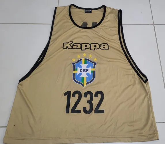 Colete de imprensa kappa CBF campeonato brasileiro de futebol