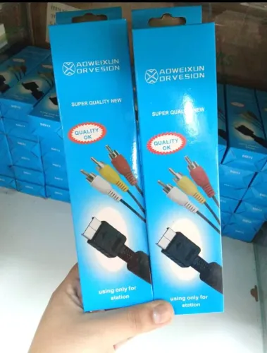 Cabo AV para Playstation 2 - Novo