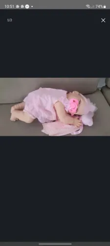 Linda Boneca Reborn com Acessórios