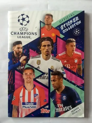 Álbum de figurinhas da Champions League 2018/19