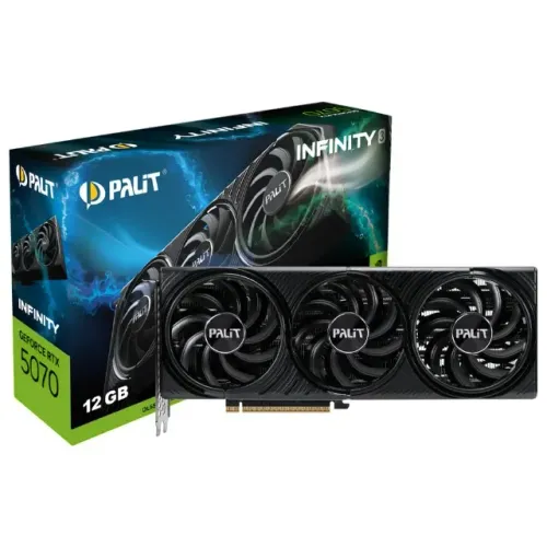 Placa de Vídeo Nvidia Geforce Palit RTX 5070 Infinity 3 12GB, 192Bits, GDDR7
