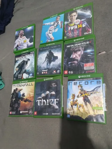 Lote de 9 Jogos Xbox one