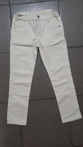 Calça Bege Claro menino 8 anos
