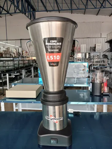 Liquidificador Comercial Inox Skymsen 10 Litros Copo Monobloco Inox