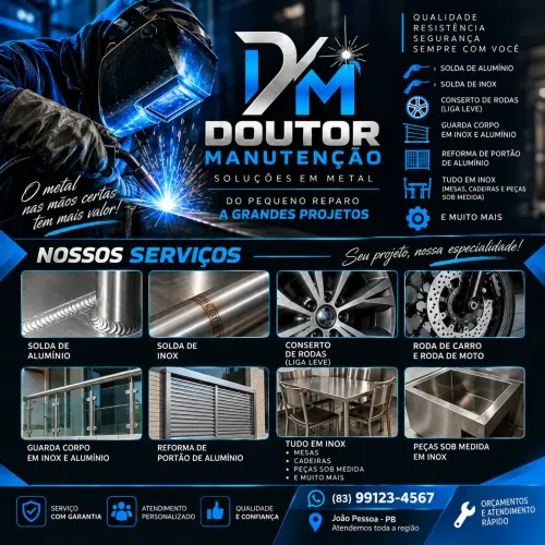 Solda de Alumínio e Inox | Conserto de Rodas | Guarda Corpo