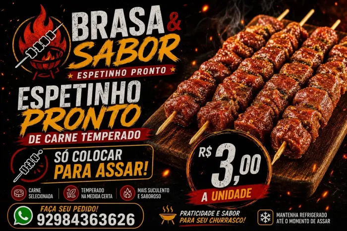 Brasa e sabor