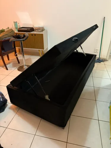 Cama box baú de solteiro