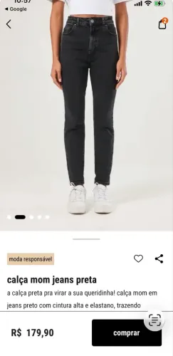 Calça da loja Youcom usada 1x veste 34/36
