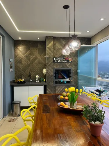 Apartamento para venda com 84 metros quadrados com 3 quartos em Enseada - Guarujá - SP