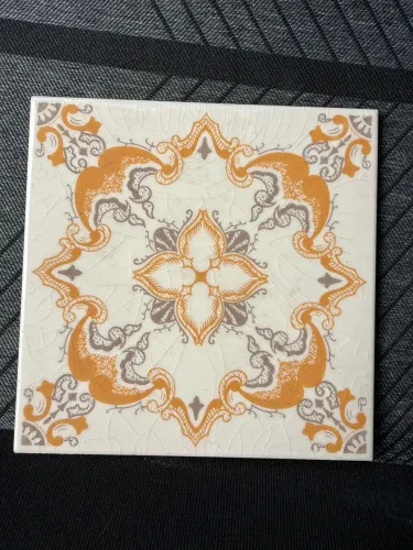 Lote Azulejos Antigos Matarazzo Vintage Craquelê Decorado 15x15