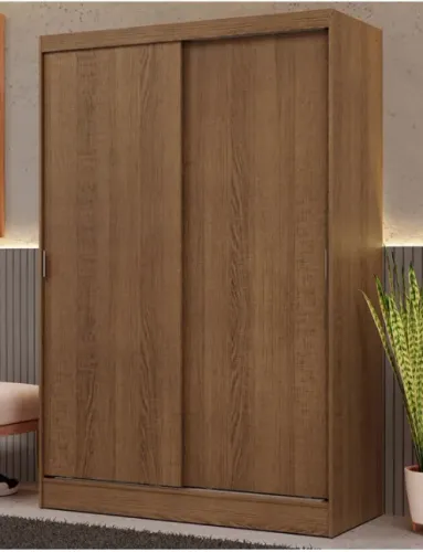 Guarda-Roupa 2 Portas de Correr Rustic Max Madesa de R$ 990,00 por R$ 600,00.