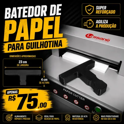 Batedor de Papel para Guilhotina 