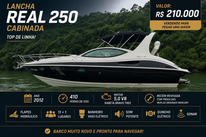Lancha real 250