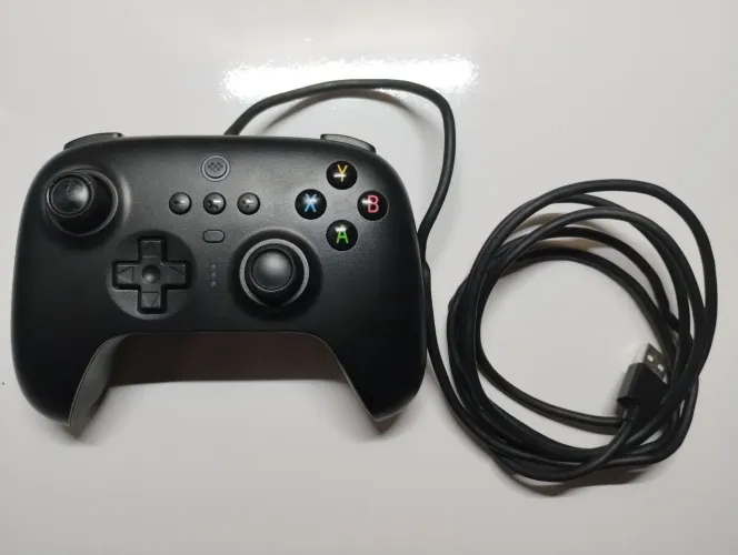 Controle vídeo game 8bitdo com fio para PC