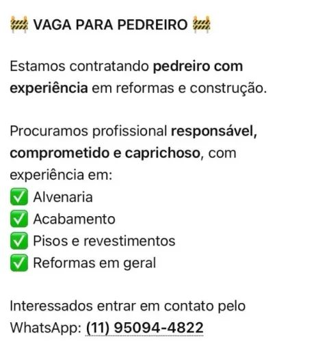 Pedreiro
